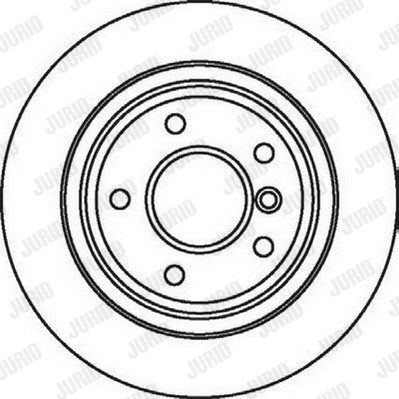 JURID Тормозной диск 562062JC
