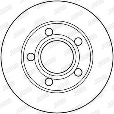 JURID Тормозной диск 562089J