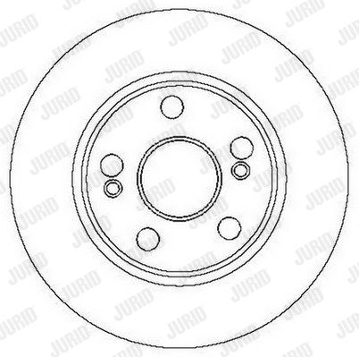JURID Тормозной диск 562104J