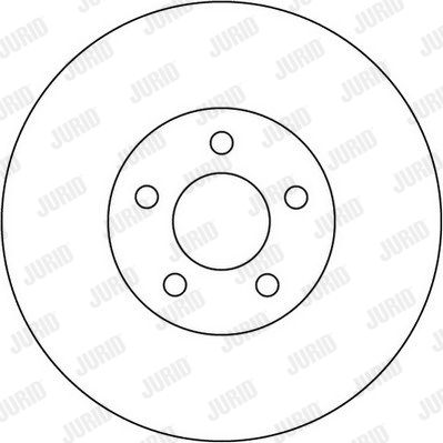JURID Bremžu diski 562136JC