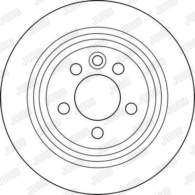 JURID Bremžu diski 562166J