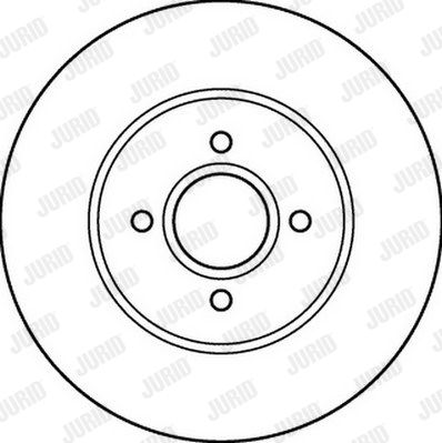 JURID Bremžu diski 562206J