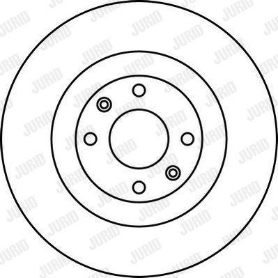 JURID Тормозной диск 562221JC