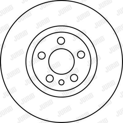 JURID Тормозной диск 562224J