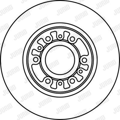 JURID Тормозной диск 562228J