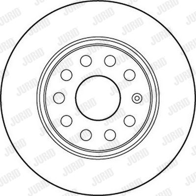 JURID Тормозной диск 562237JC