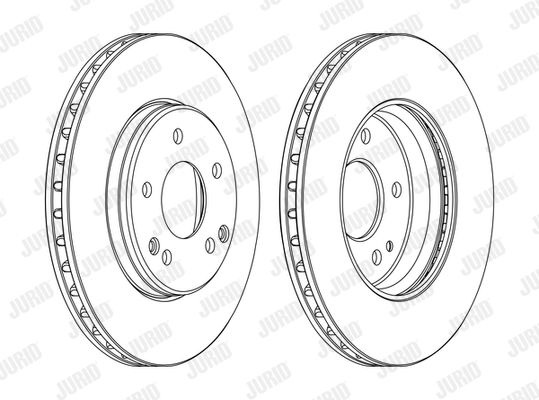 JURID Тормозной диск 562248JC-1