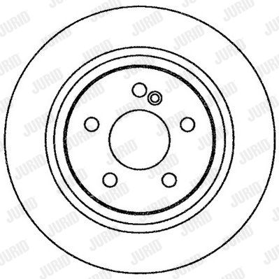 JURID Тормозной диск 562257J