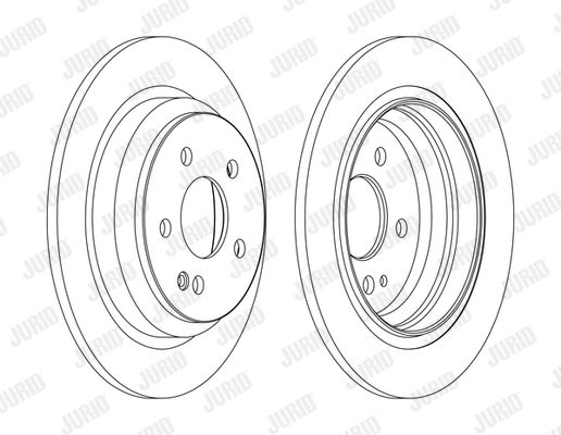 JURID Тормозной диск 562263J