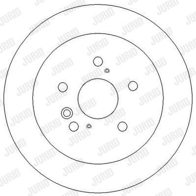 JURID Тормозной диск 562276JC