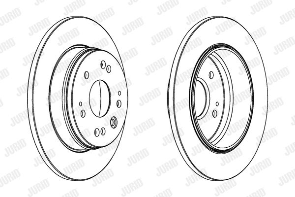 JURID Bremžu diski 562284JC