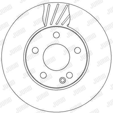 JURID Bremžu diski 562312J