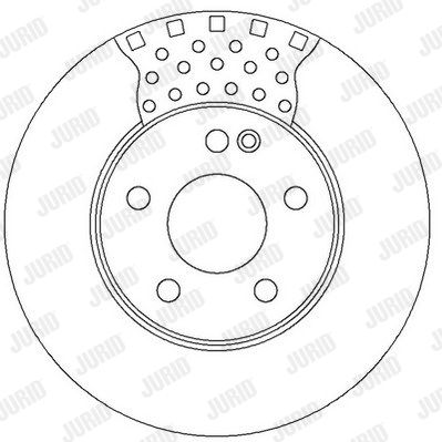 JURID Тормозной диск 562314J