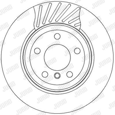 JURID Bremžu diski 562327JC