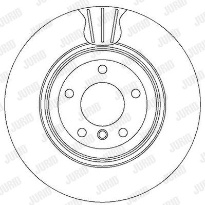 JURID Bremžu diski 562334J