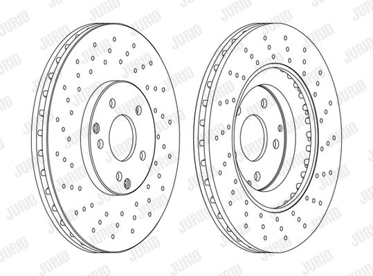 JURID Тормозной диск 562354JC-1