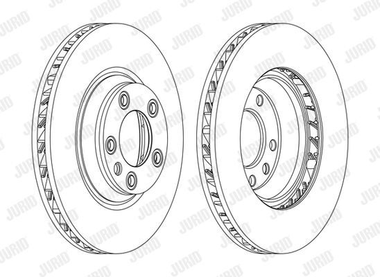 JURID Тормозной диск 562359JC-1