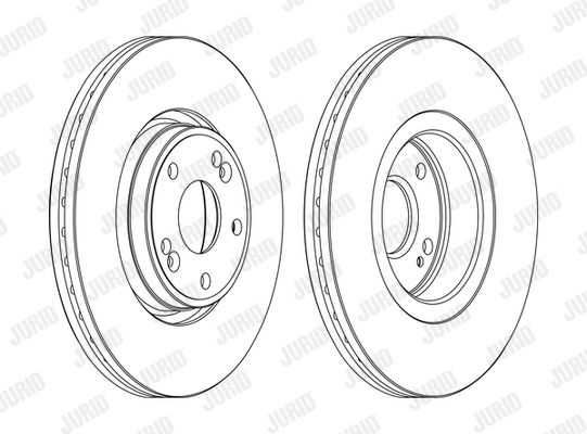 JURID Bremžu diski 562381JC-1