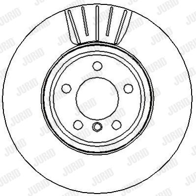 JURID Тормозной диск 562401J