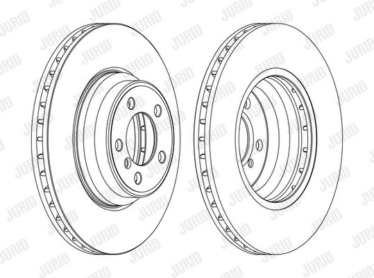 JURID Bremžu diski 562401JC-1
