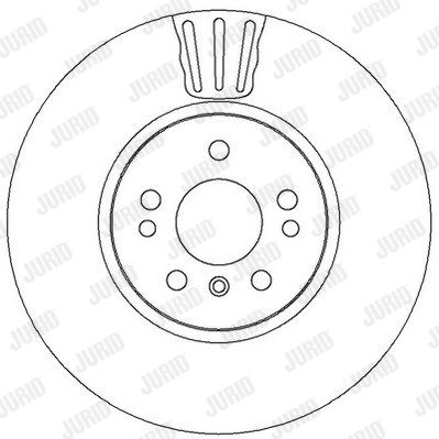 JURID Тормозной диск 562403JC