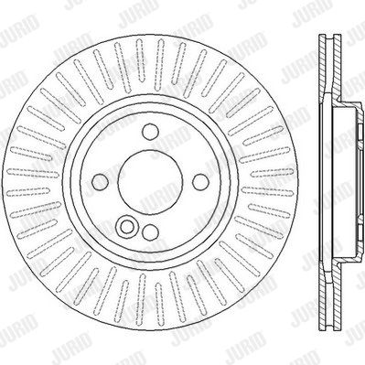 JURID Тормозной диск 562444J