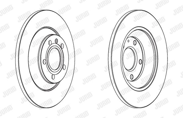 JURID Тормозной диск 562504JC
