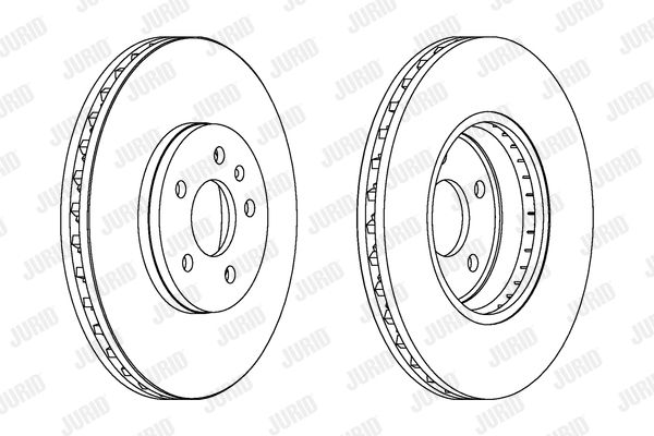 JURID Тормозной диск 562511JC