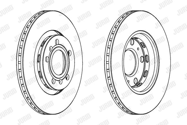 JURID Тормозной диск 562514JC