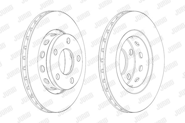 JURID Тормозной диск 562515JC