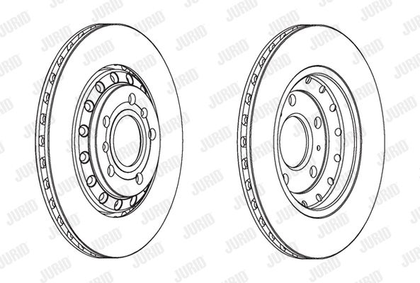 JURID Тормозной диск 562518JC