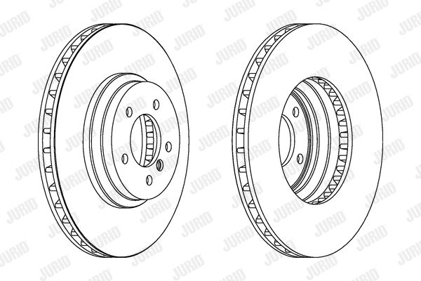 JURID Тормозной диск 562519JC