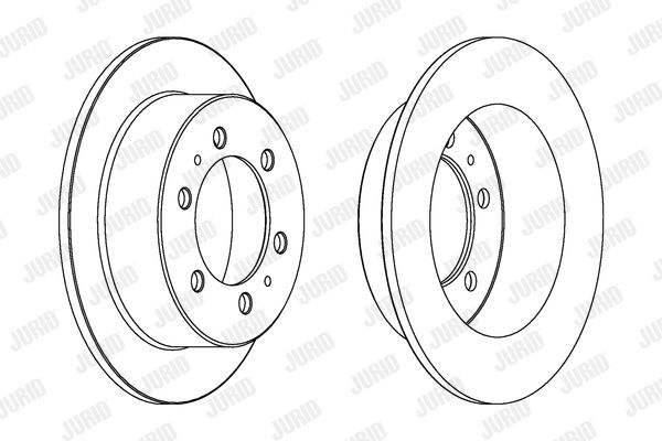 JURID Тормозной диск 562530JC
