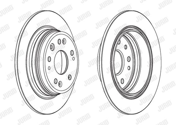JURID Тормозной диск 562543JC