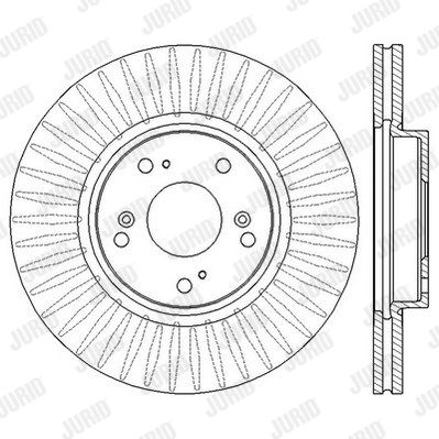 JURID Тормозной диск 562546JC