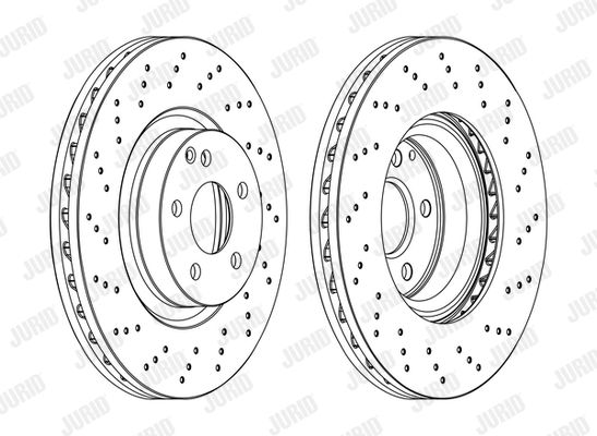 JURID Тормозной диск 562567JC-1