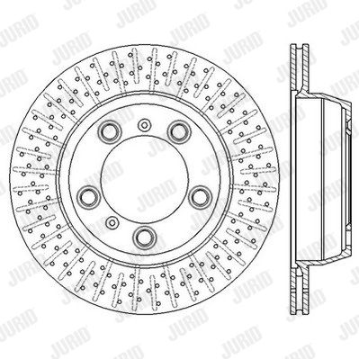 JURID Тормозной диск 562588JC
