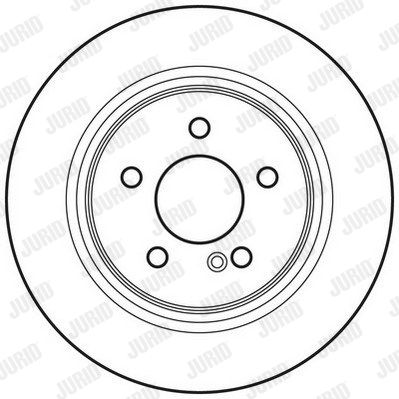 JURID Bremžu diski 562620JC