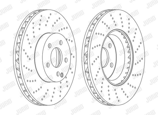 JURID Тормозной диск 562634JC-1