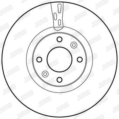 JURID Тормозной диск 562641JC