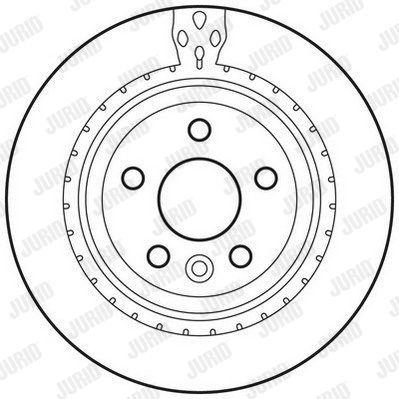 JURID Тормозной диск 562650JC