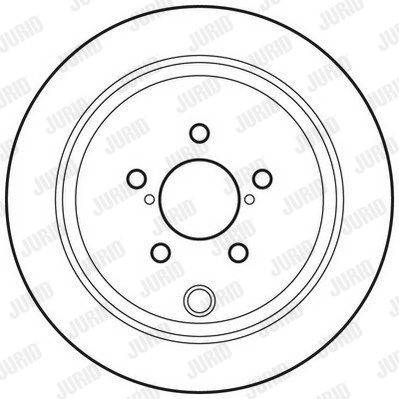 JURID Тормозной диск 562660JC