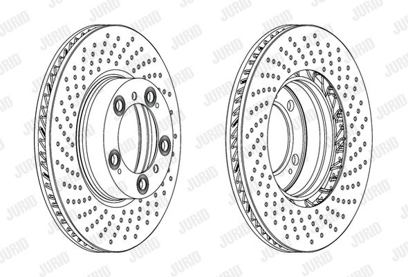 JURID Bremžu diski 562668JC-1