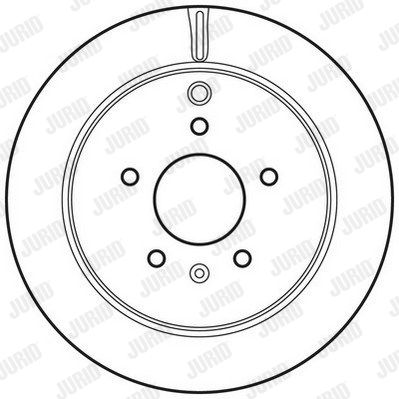 JURID Тормозной диск 562670JC
