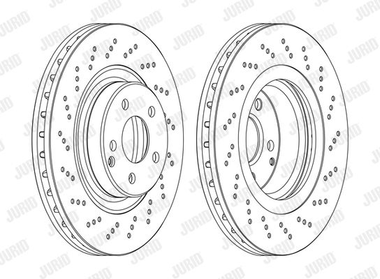 JURID Bremžu diski 562673JC-1