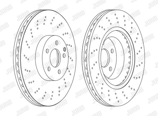 JURID Тормозной диск 562678JC-1