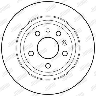 JURID Тормозной диск 562682JC