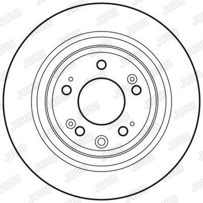 JURID Bremžu diski 562697JC