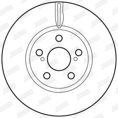 JURID Тормозной диск 562702JC
