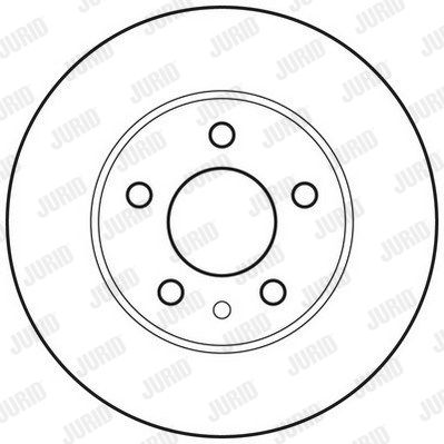 JURID Bremžu diski 562705JC
